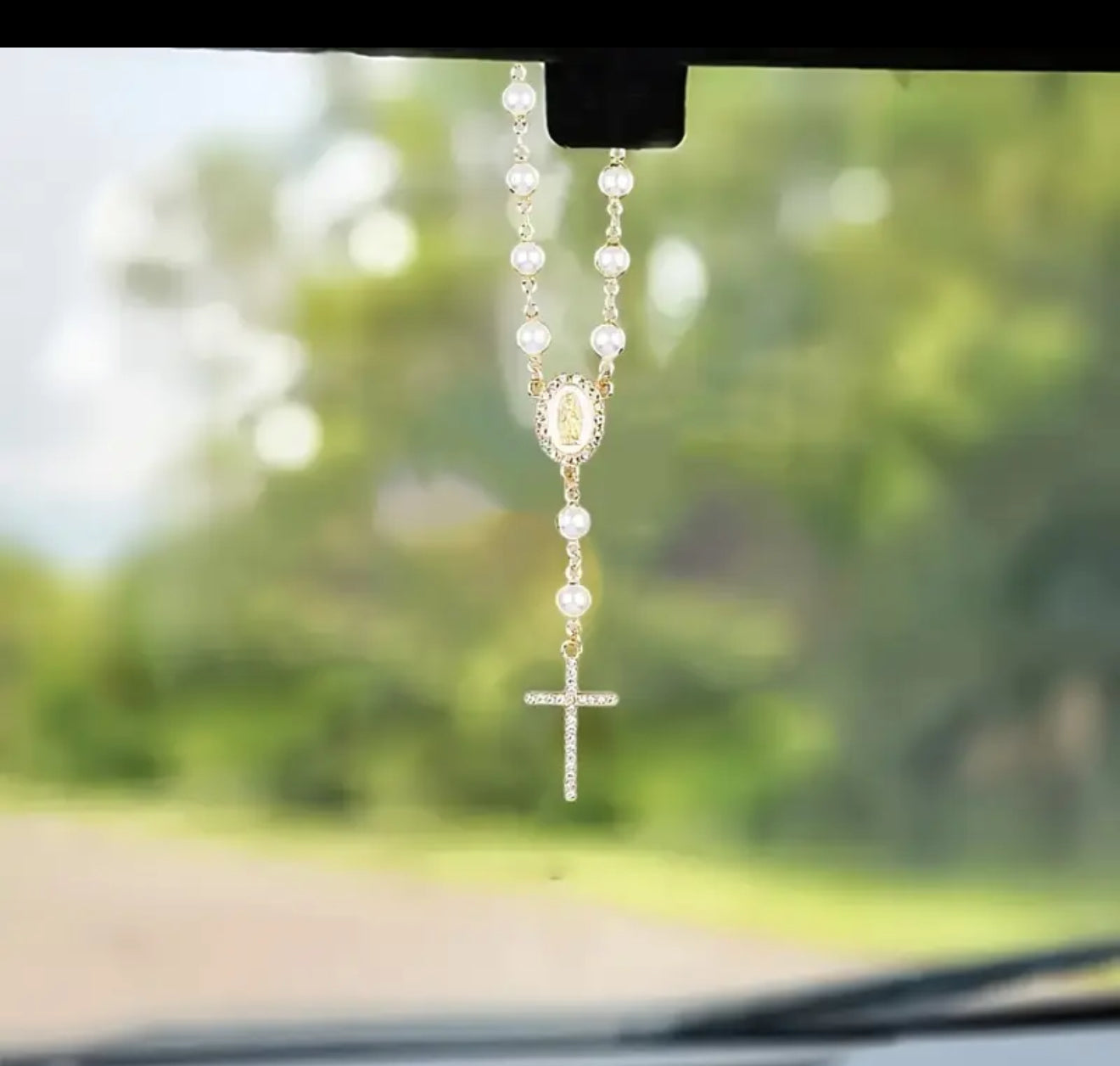 Car Rearview Mirror Rosary

Terço para Pendurar no Espelho do Carro