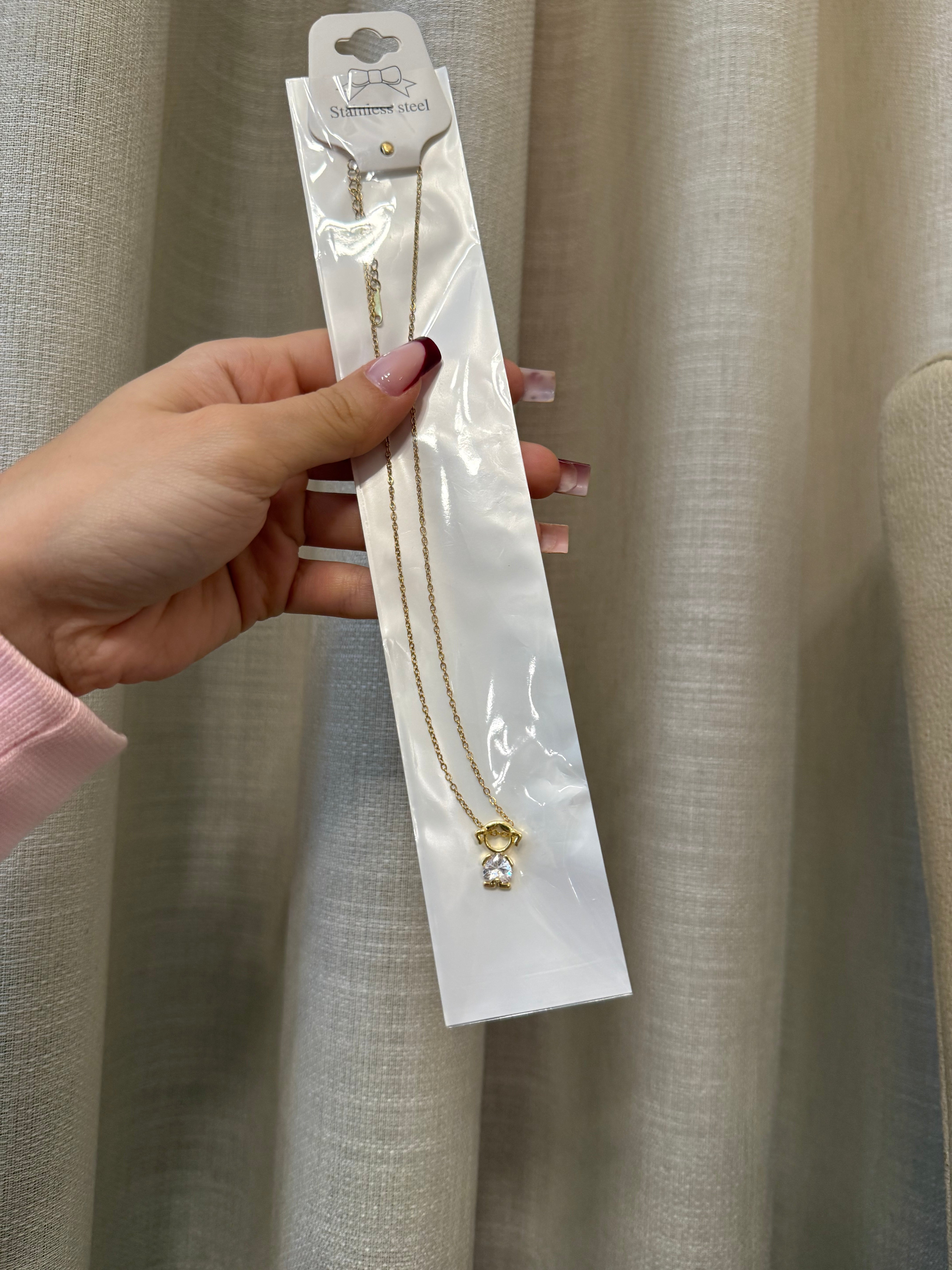 Boy & Girl Necklace — Colar Menino e Menina