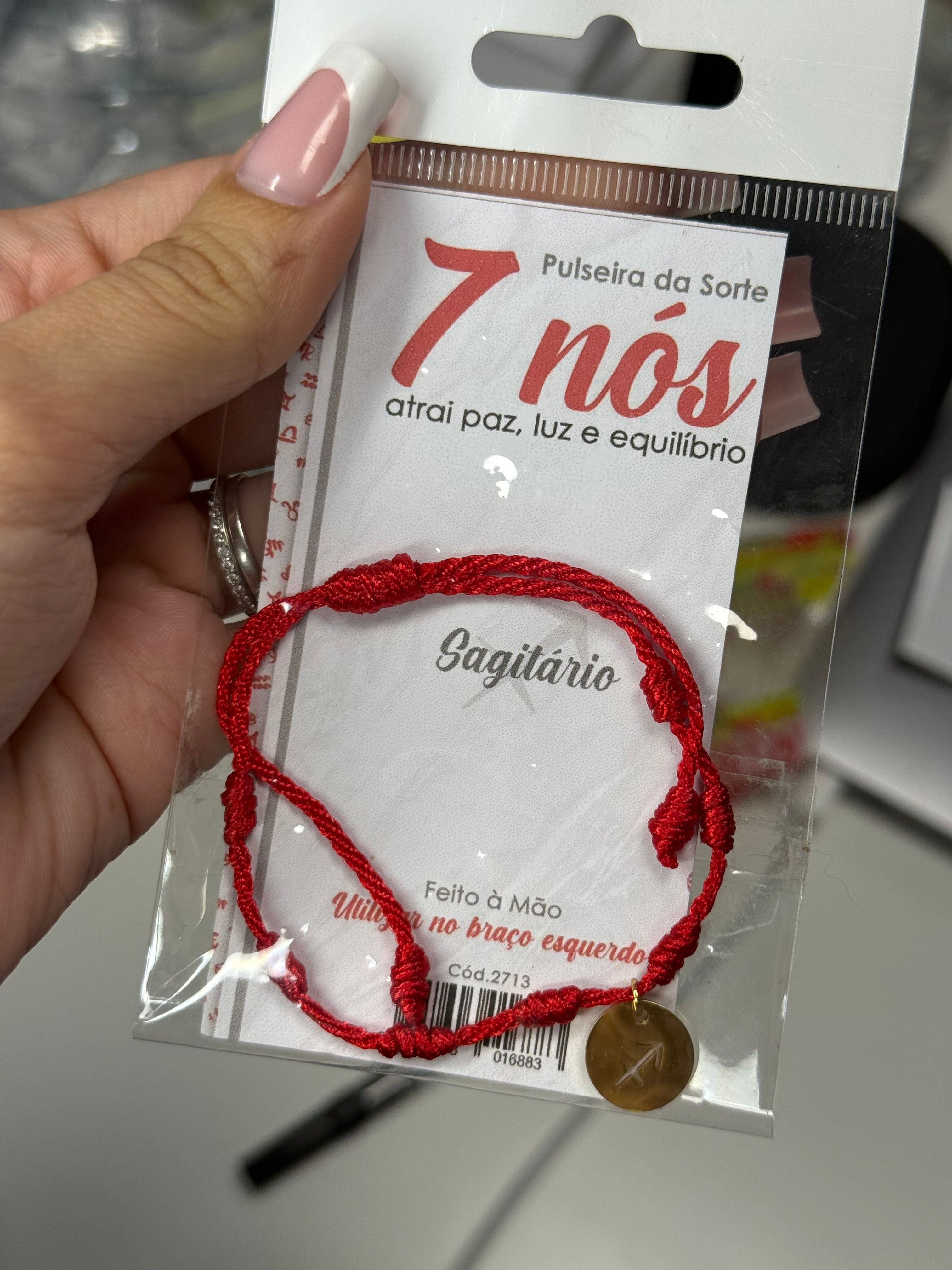 7 Knots Protection Bracelet with Zodiac Sign —
Pulseira de Proteção 7 Nós com Signo do Zodíaco