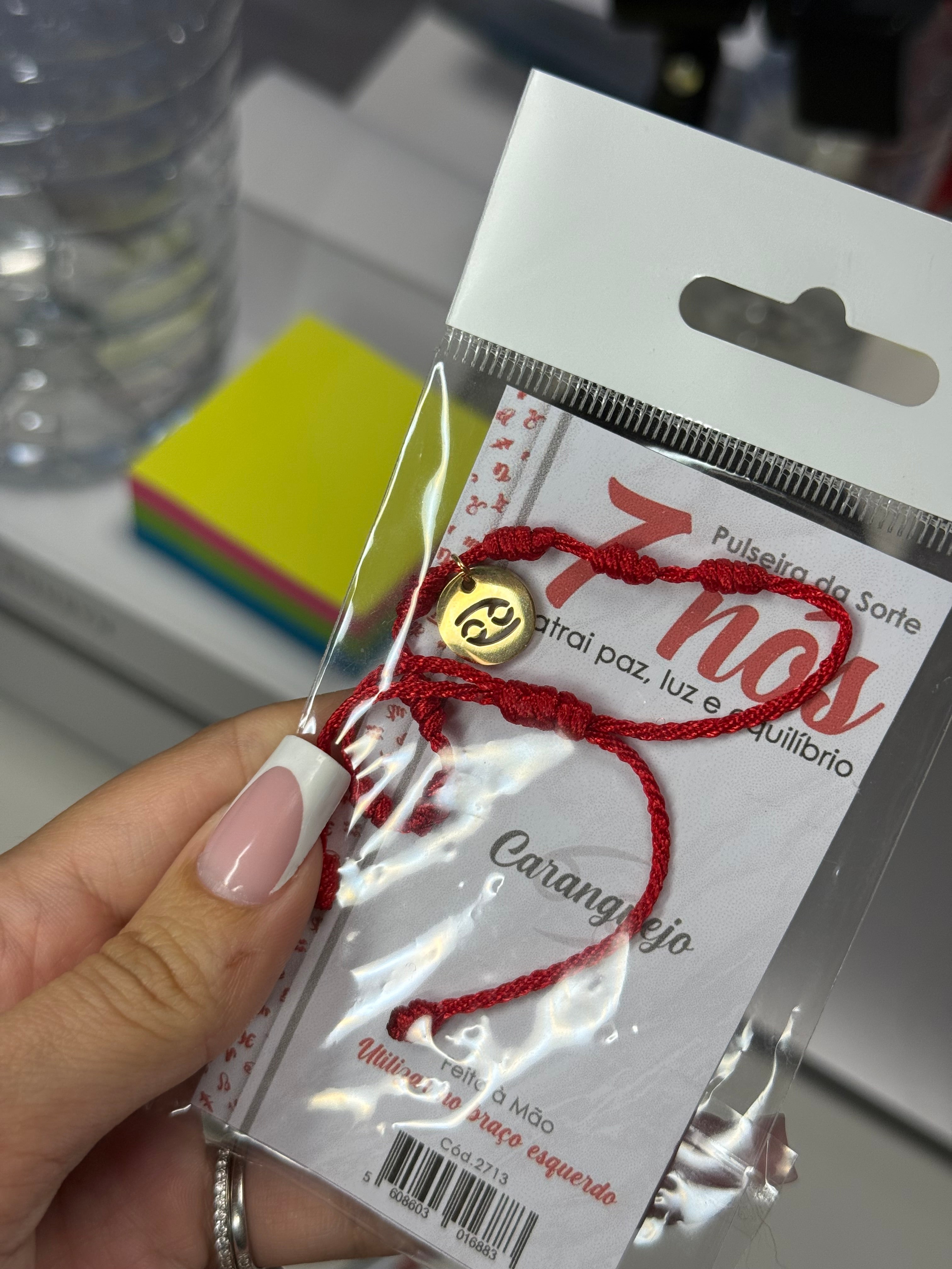 7 Knots Protection Bracelet with Zodiac Sign —
Pulseira de Proteção 7 Nós com Signo do Zodíaco
