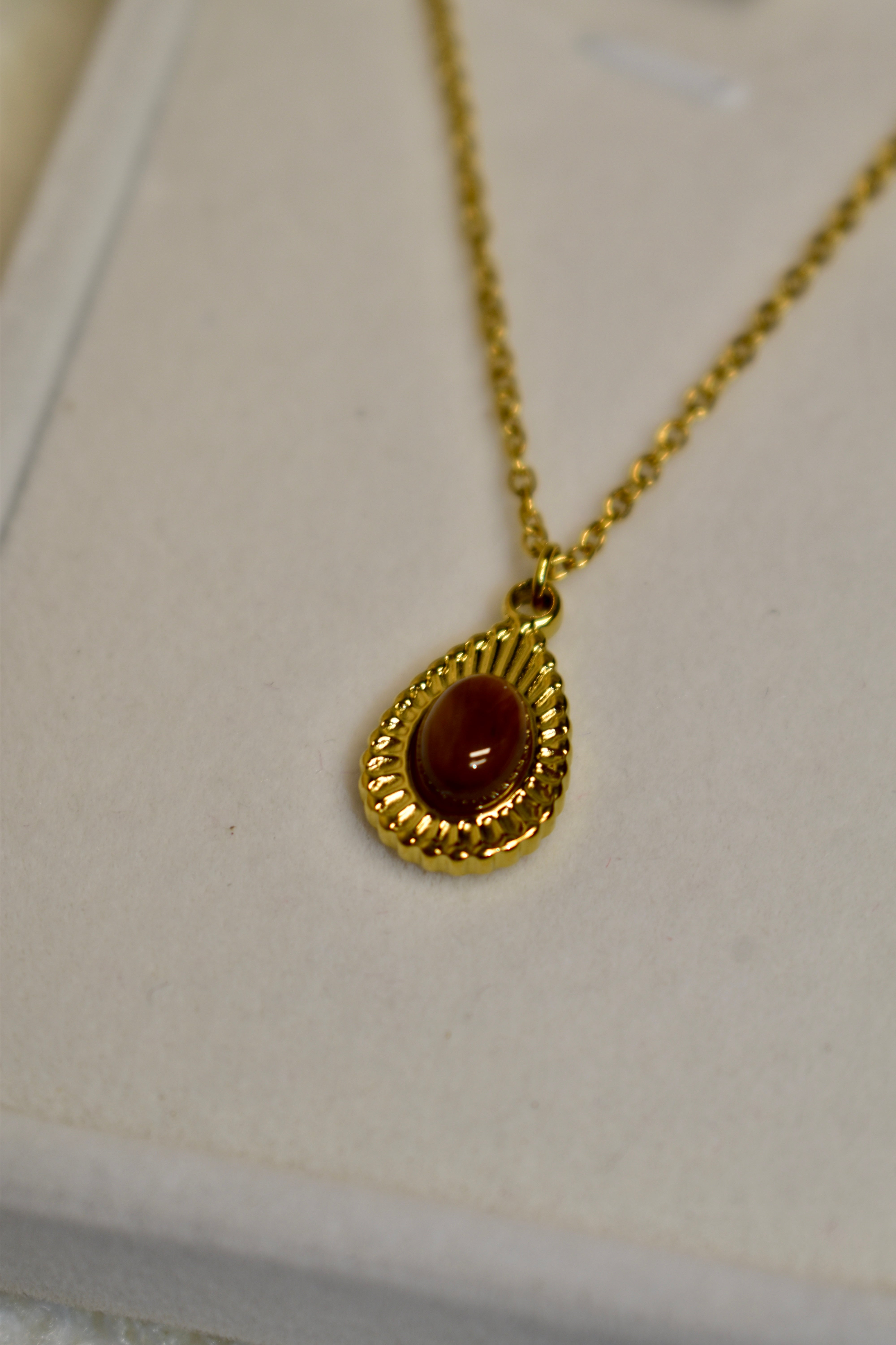 Necklace Tiger Eye Premium / Colar Olho de tigre Premium